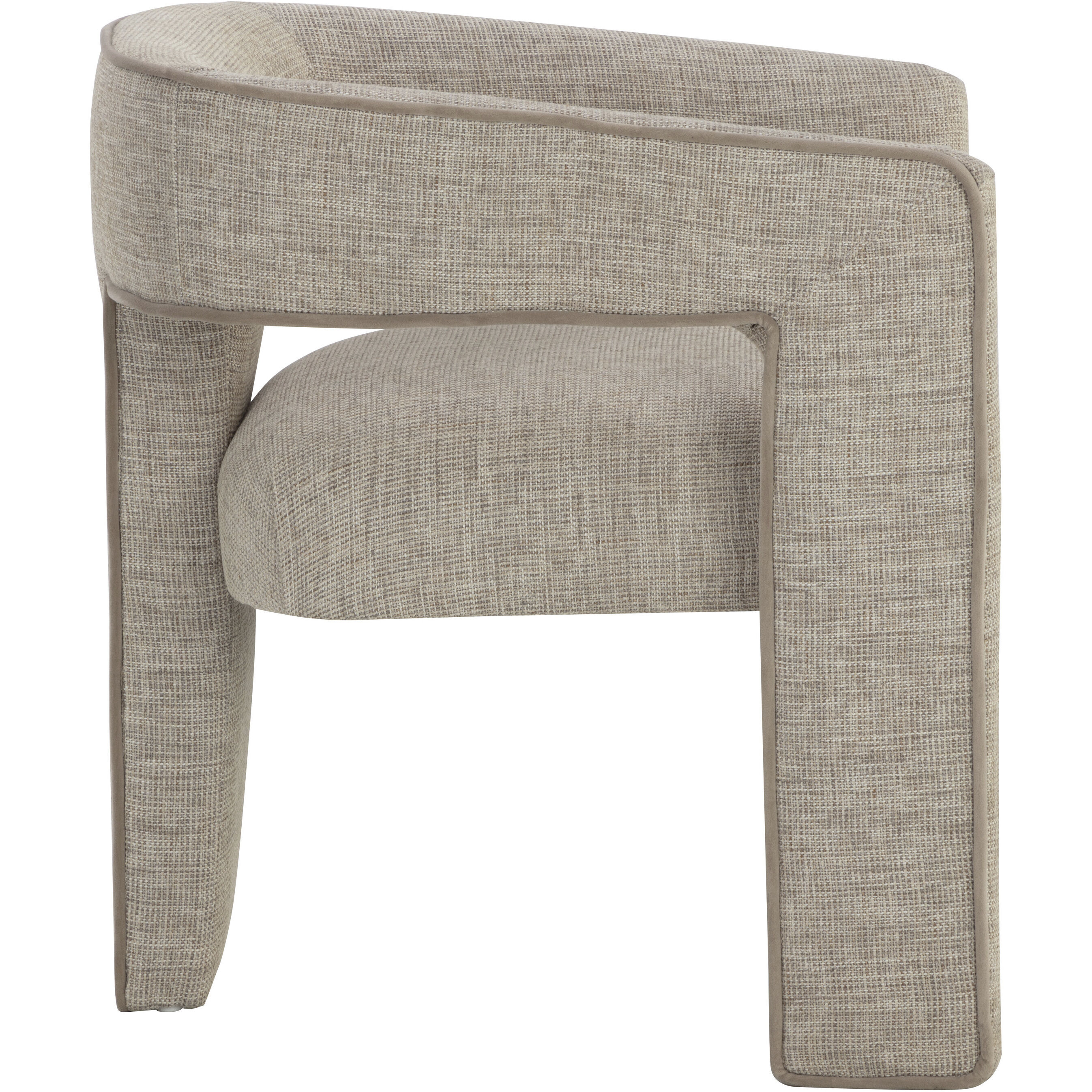Krasner Rhapsody Sand Dining Armchair